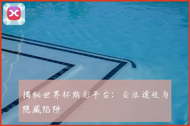 揭秘世界杯购彩平台：合法途径与隐藏陷阱